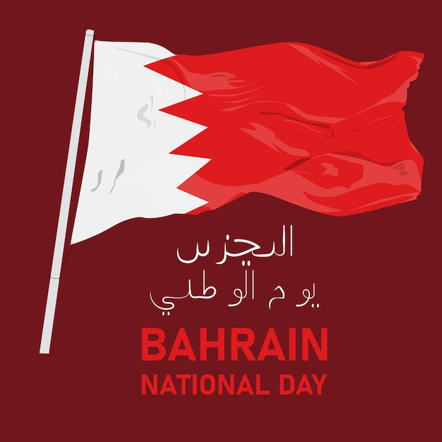 Vetor dia nacional do bahrein