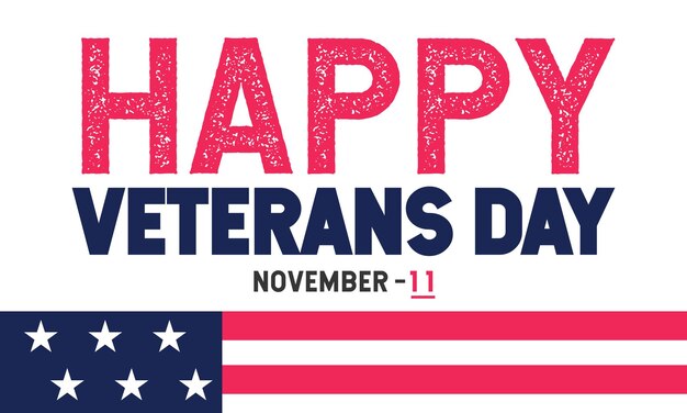 Dia Nacional dos Veteranos perfeito para fundo Cartão de saudação Poster Banner Web e Social Media Post