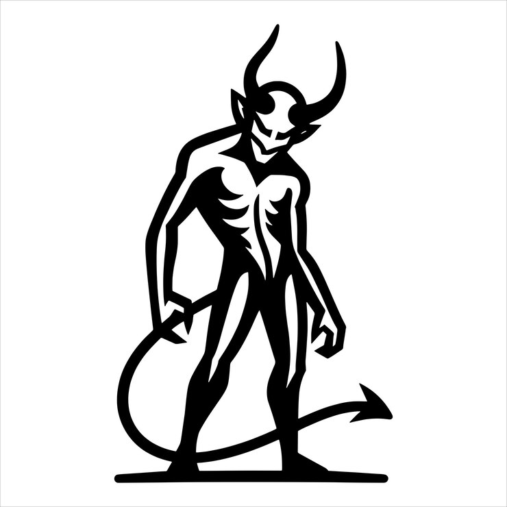 Vetor diabo svg