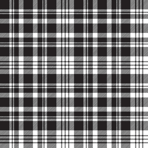 Diagonal preto branco xadrez padrão sem emenda
