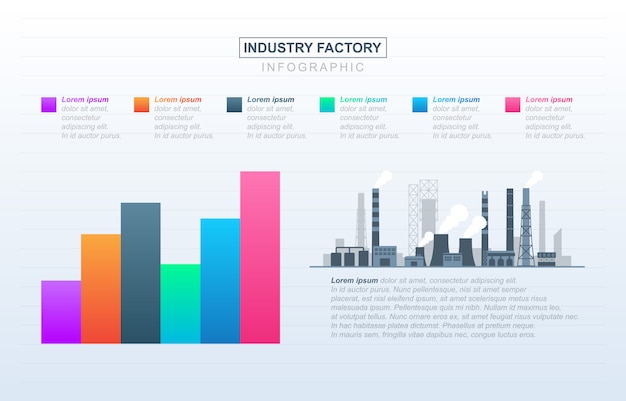 Diagrama gráfico gráfico barras análise financeira fábrica estatística negócios industriais