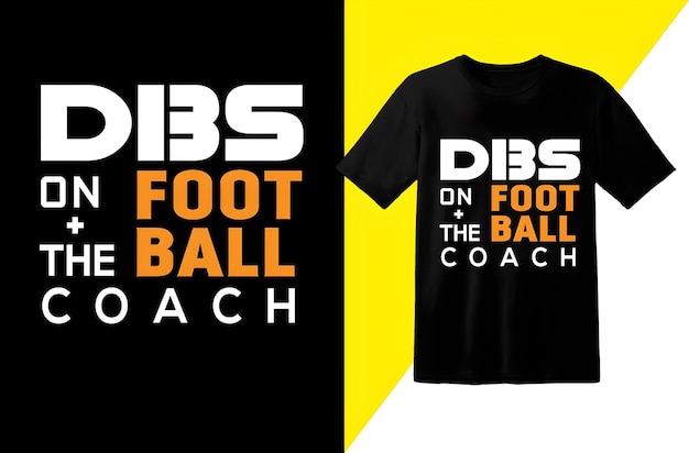 Dibs no treinador de futebol para a camiseta do treinador