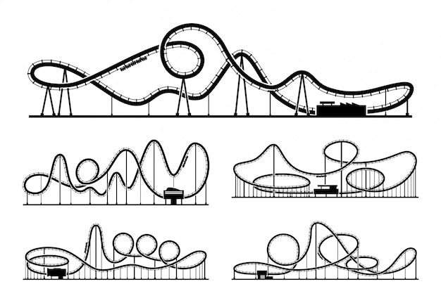 Diferentes ilustrações de sorvetes. Padrão sem emenda de vetor. Fundo de padrão de sorvete de chocolate e waffle