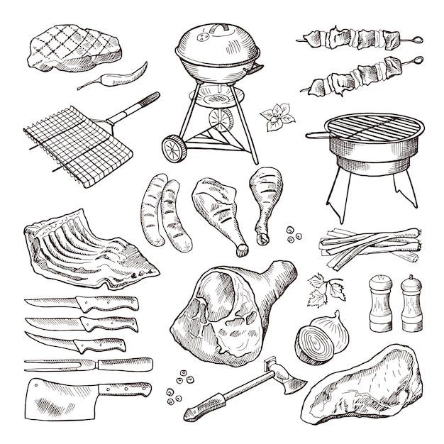 Diferentes ilustrações de sorvetes. Padrão sem emenda de vetor. Fundo de padrão de sorvete de chocolate e waffle
