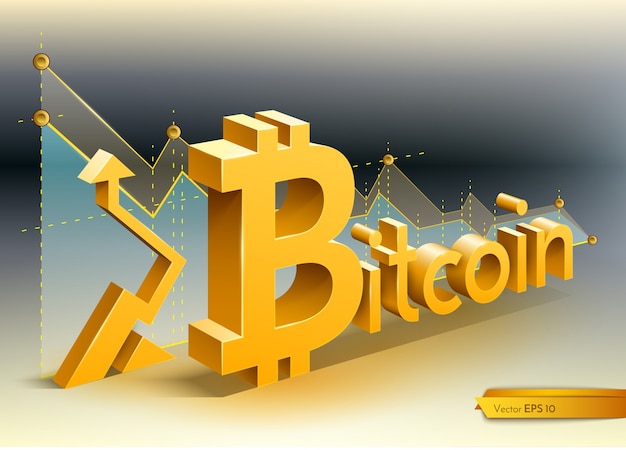 Digital vector bitcoin cryptocurrency gráfico diagrama pagamentos gráficos dinheiro transferências finan