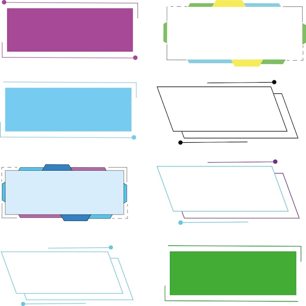 DigitalFrame Textures CodeFrame Stock PixelBorder Library ScreenText Frames Interface Borders (Código do quadro digital) Frames de interface de texto de tela (frames de texto)