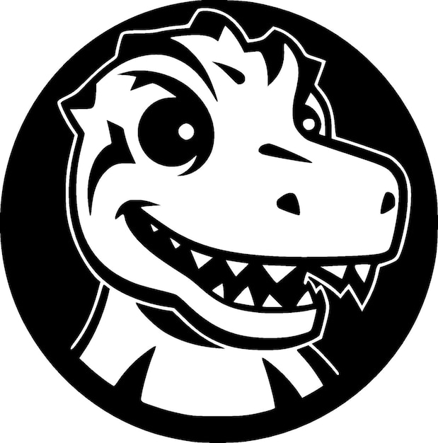 Vetor dino logo vector de alta qualidade ilustração vetorial ideal para gráficos de t-shirts