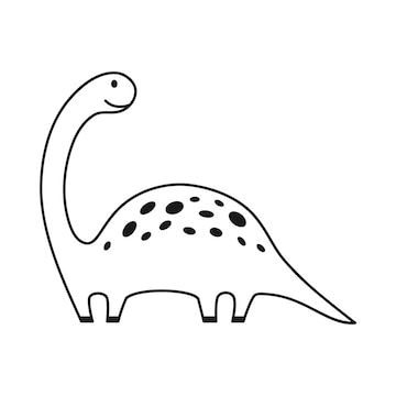 Desenho De Esboço Página Coloração Dinossauro Bonitinho Vetor PNG , Desenho  De Dinossauro, Desenho De Asa, Desenho De Anel Imagem PNG e Vetor Para  Download Gratuito