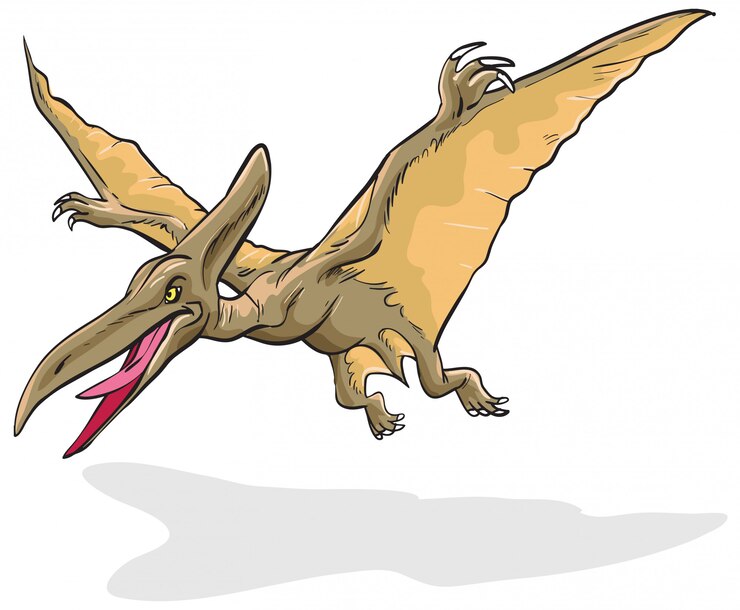 Vetor dinossauro pterodáctilo