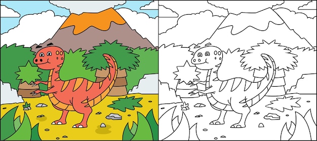 Dinossauros para colorir para crianças