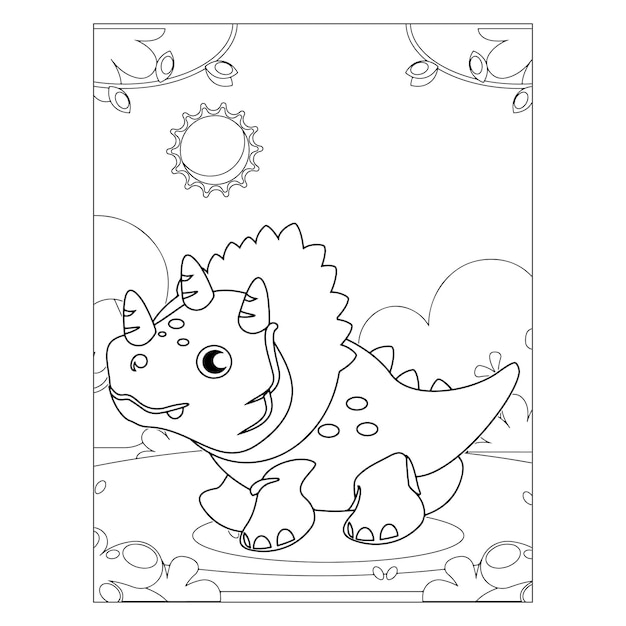 Dinossauros para colorir