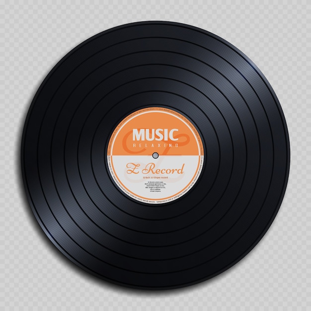 Retro Música. Jogador Para Discos De Vinil. Logotipo, Ícone. Ilustração  Vetorial Com Lugar Para Texto. Royalty Free SVG, Cliparts, Vetores, e  Ilustrações Stock. Image 85779358