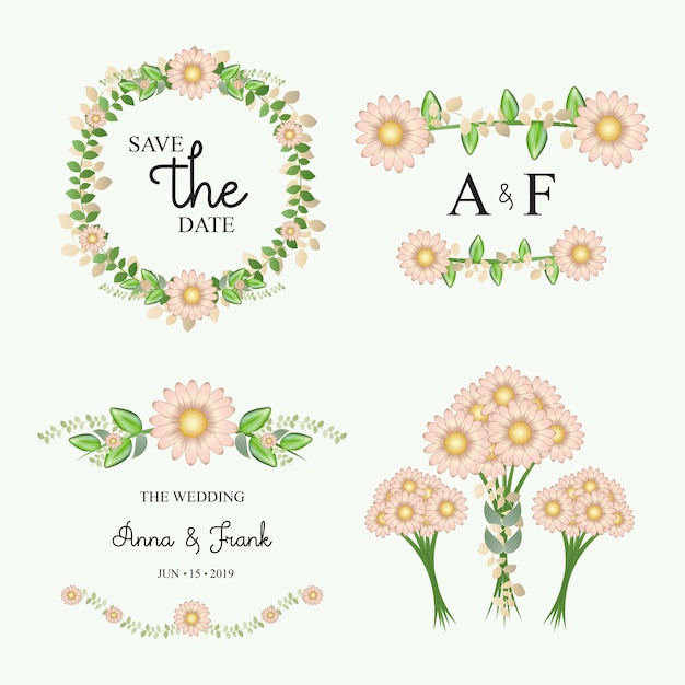 Diseño floral de boda