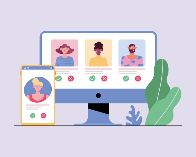 Dispositivos de relacionamento virtual