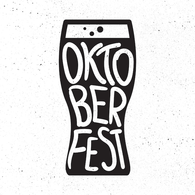 Distintivo de letras da oktoberfest