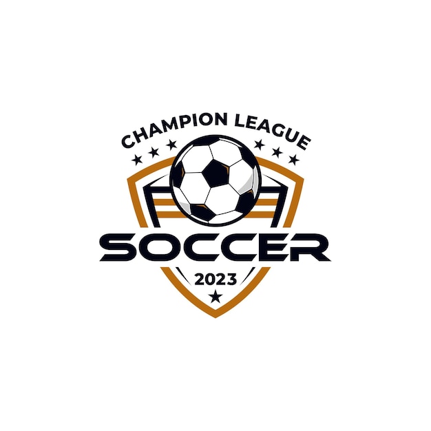 Distintivo do logotipo do clube de futebol de vetor