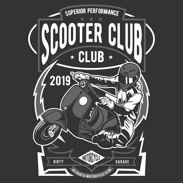 Distintivo do scooter club