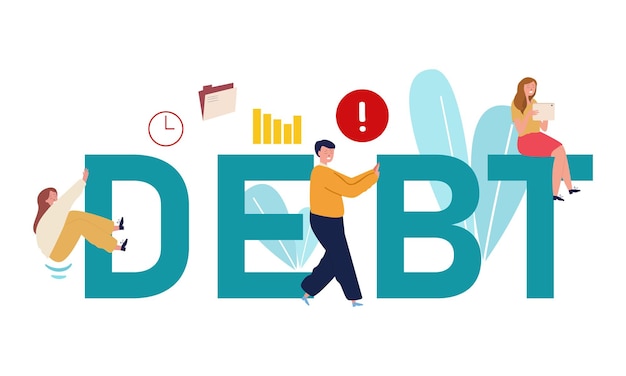 dívida finanças economia falência problema crise rendimento mau lucro menino e menina estresse desesperado