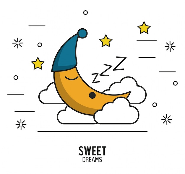 Doce sonhos e boa infografia de sono