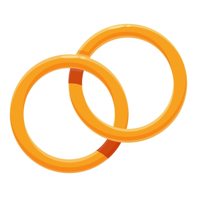 Dois anéis de ouro entrelaçados simbolizando o casamento