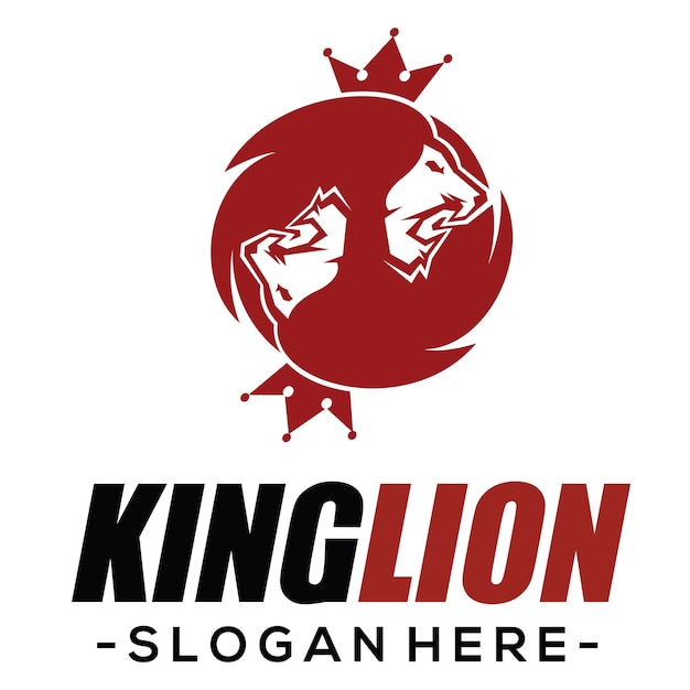 Dois king lion logo