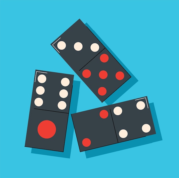 Vetores e ilustrações de Jogos domino para download gratuito