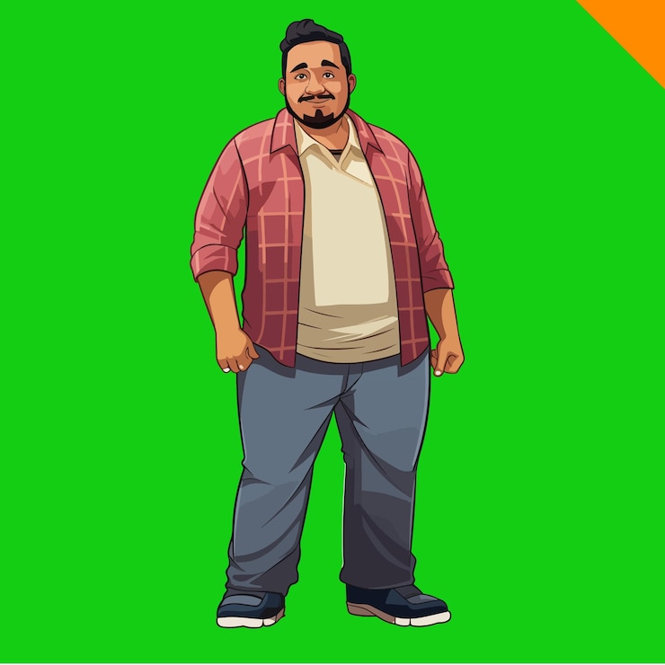 Vetor don antonio personagem para jogo