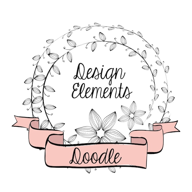 Doodle conceito com design de ícone