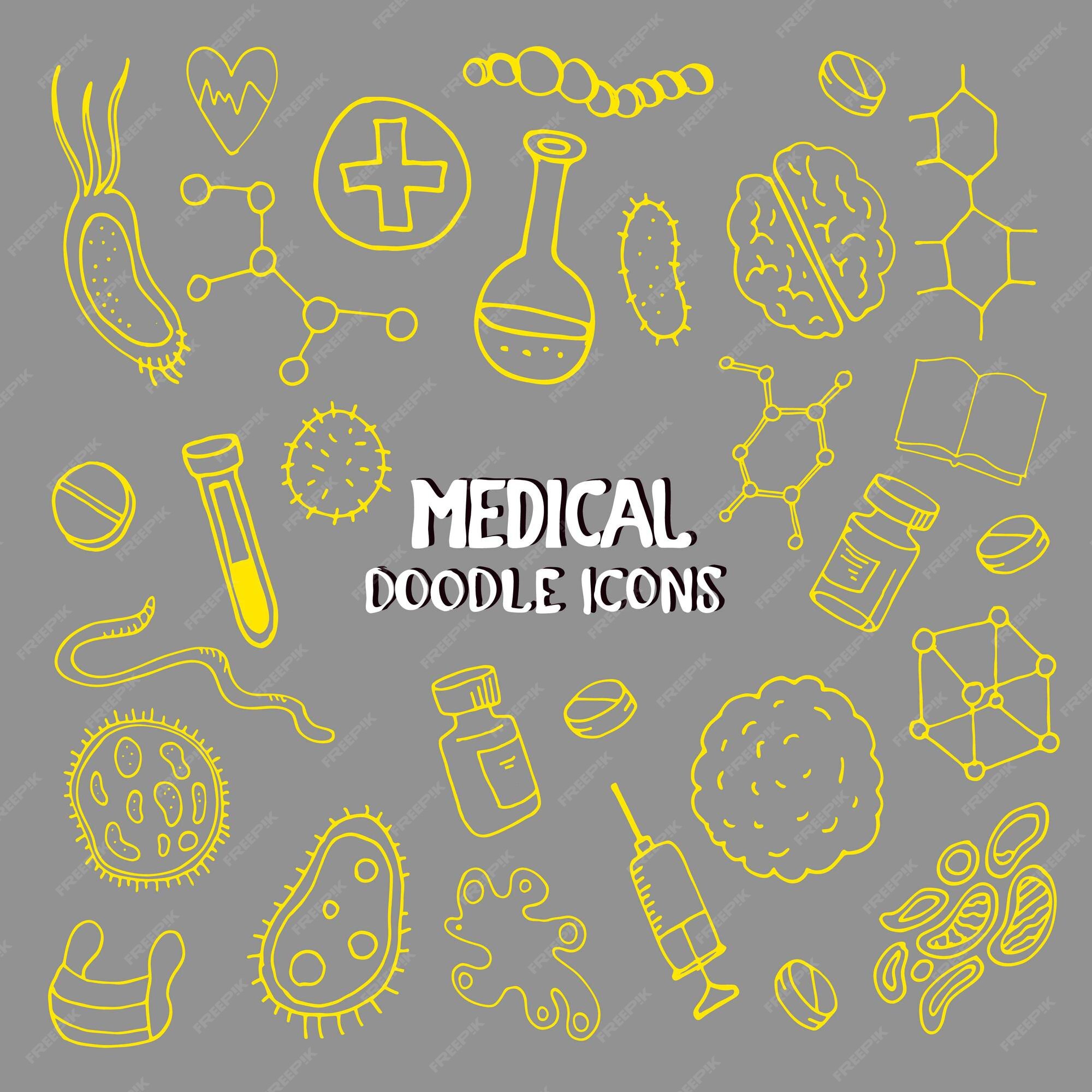 Fundo Sem Emenda Dos Ícones Do Doodle Dos Cuidados Médicos, Vetor Royalty  Free SVG, Cliparts, Vetores, e Ilustrações Stock. Image 44901586