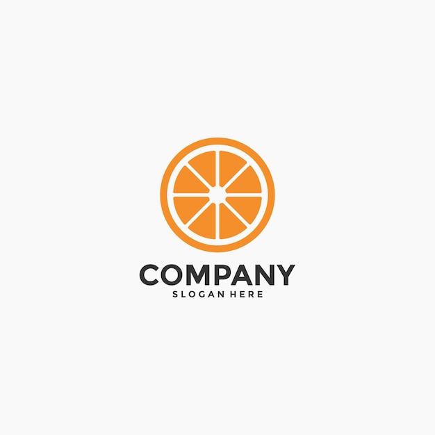 Vetor download de imagens de logotipo laranja