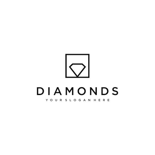 Download de modelo de design de logotipo de diamante