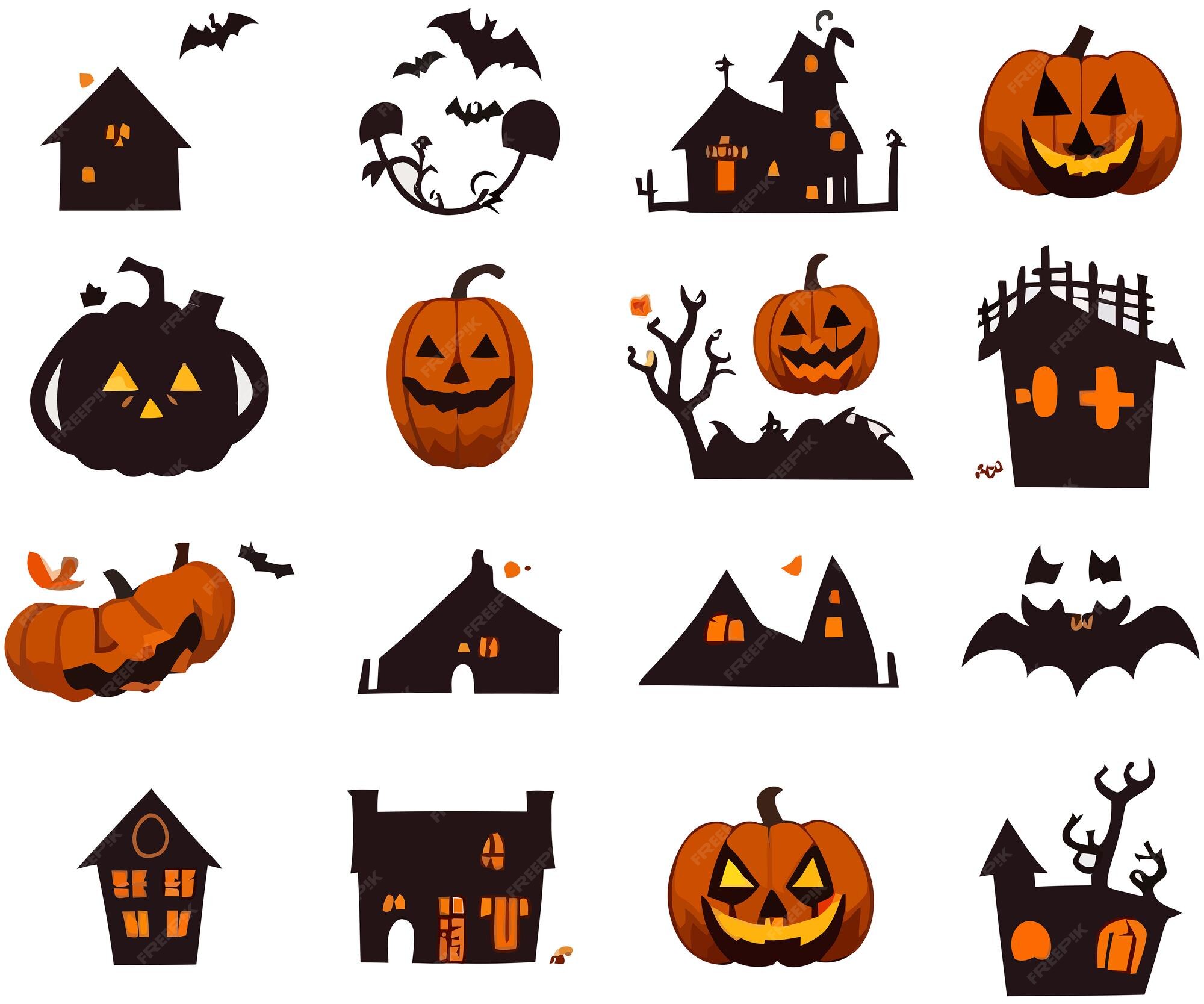 Download Grátis Da Coleção De Vetores De Halloween | Vetor Premium