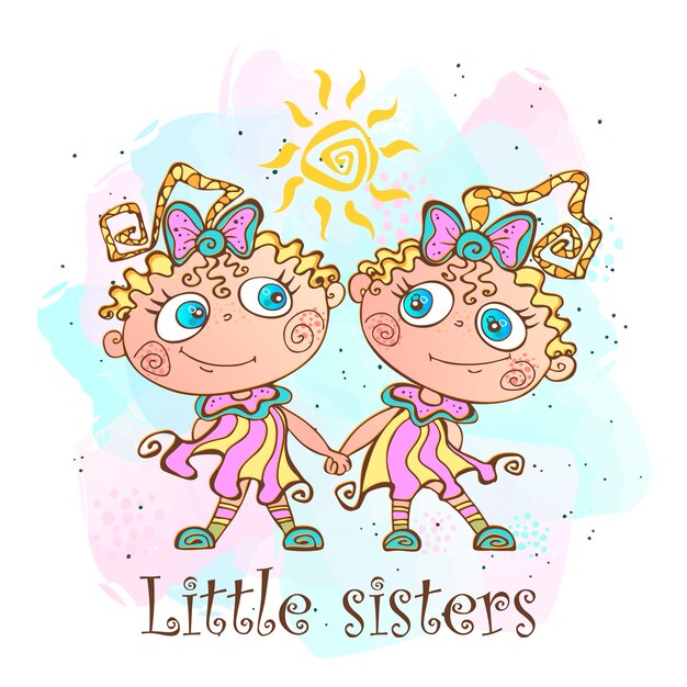 Duas irmãzinhas.