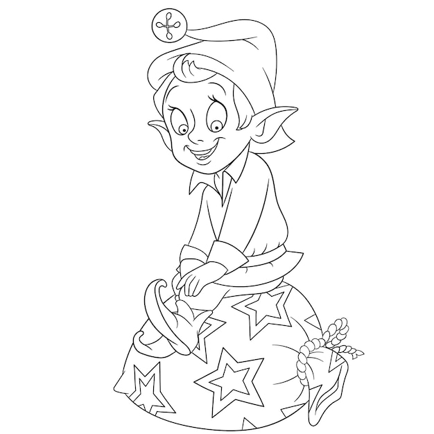 Desenho de Duende para colorir  Desenhos para colorir e imprimir gratis