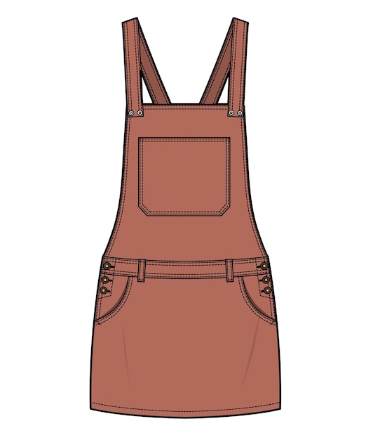 Vetor dungarees 1 (em inglês)