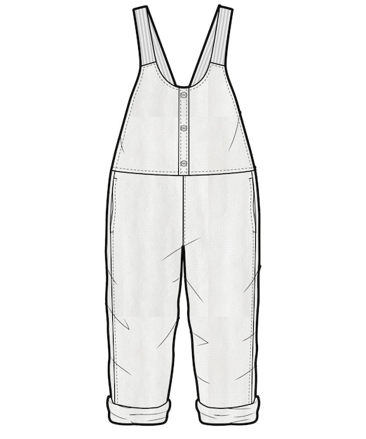 Vetor dungarees 1 (em inglês)