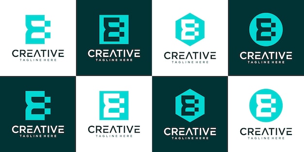 E design de logotipo