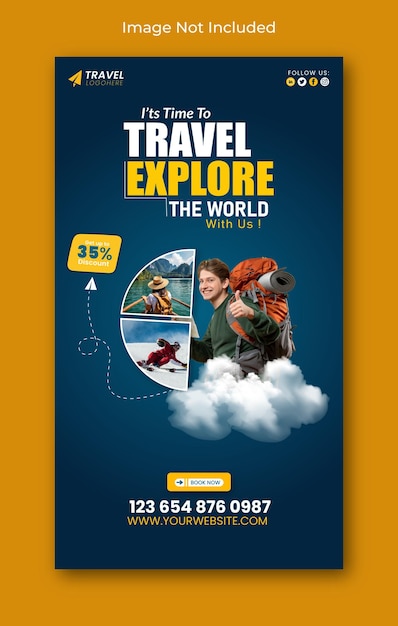 É hora de viajar e explorar o mundo