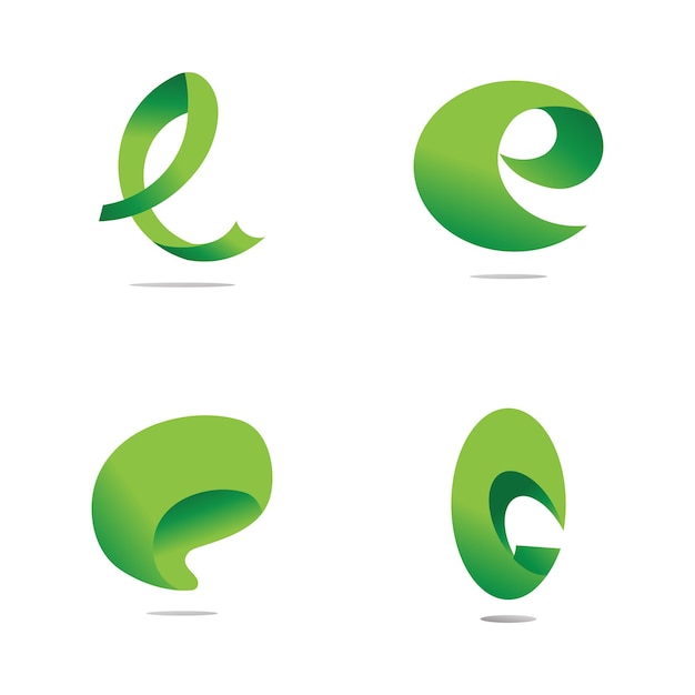 E letter logo business vector e design de símbolo