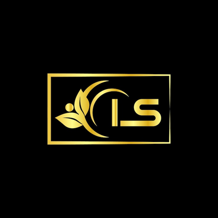 Vetor é um design de logotipo de marca de letras com um logotipo de flor