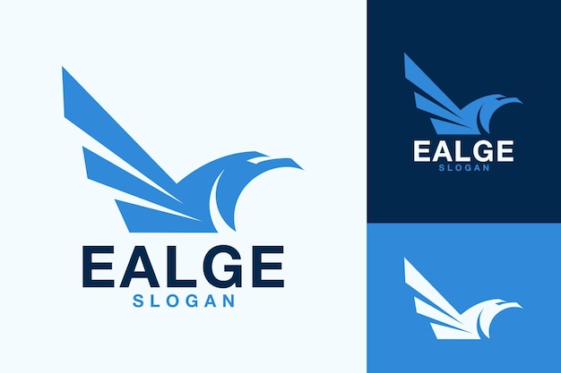 Eagle abstract concept design de logotipo de negócios modernos