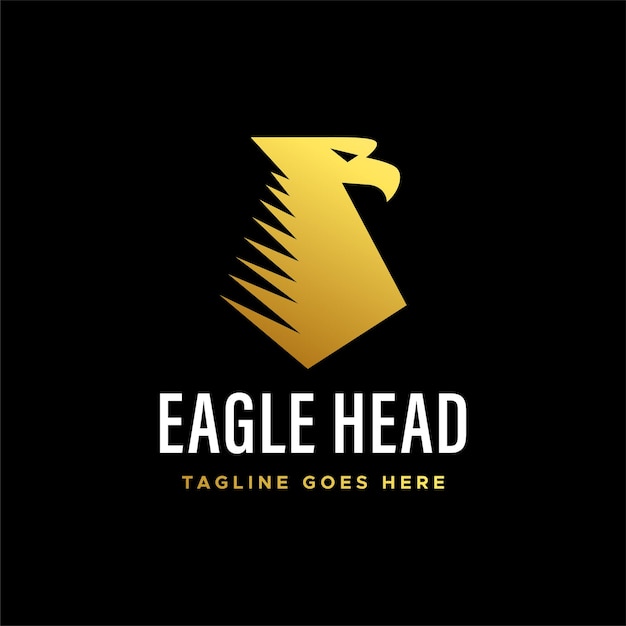 Vetor eagle head logo design