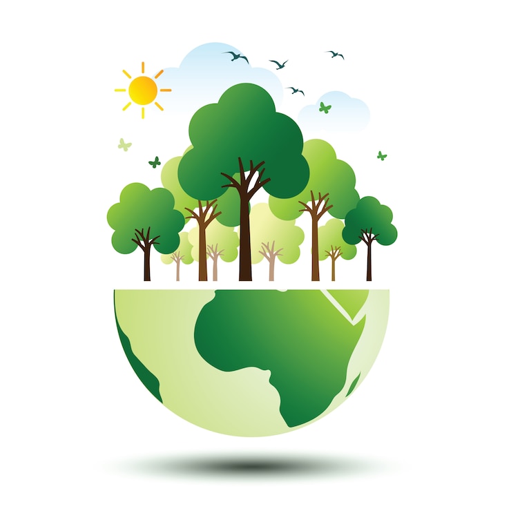 Vetor eco verde terra 2