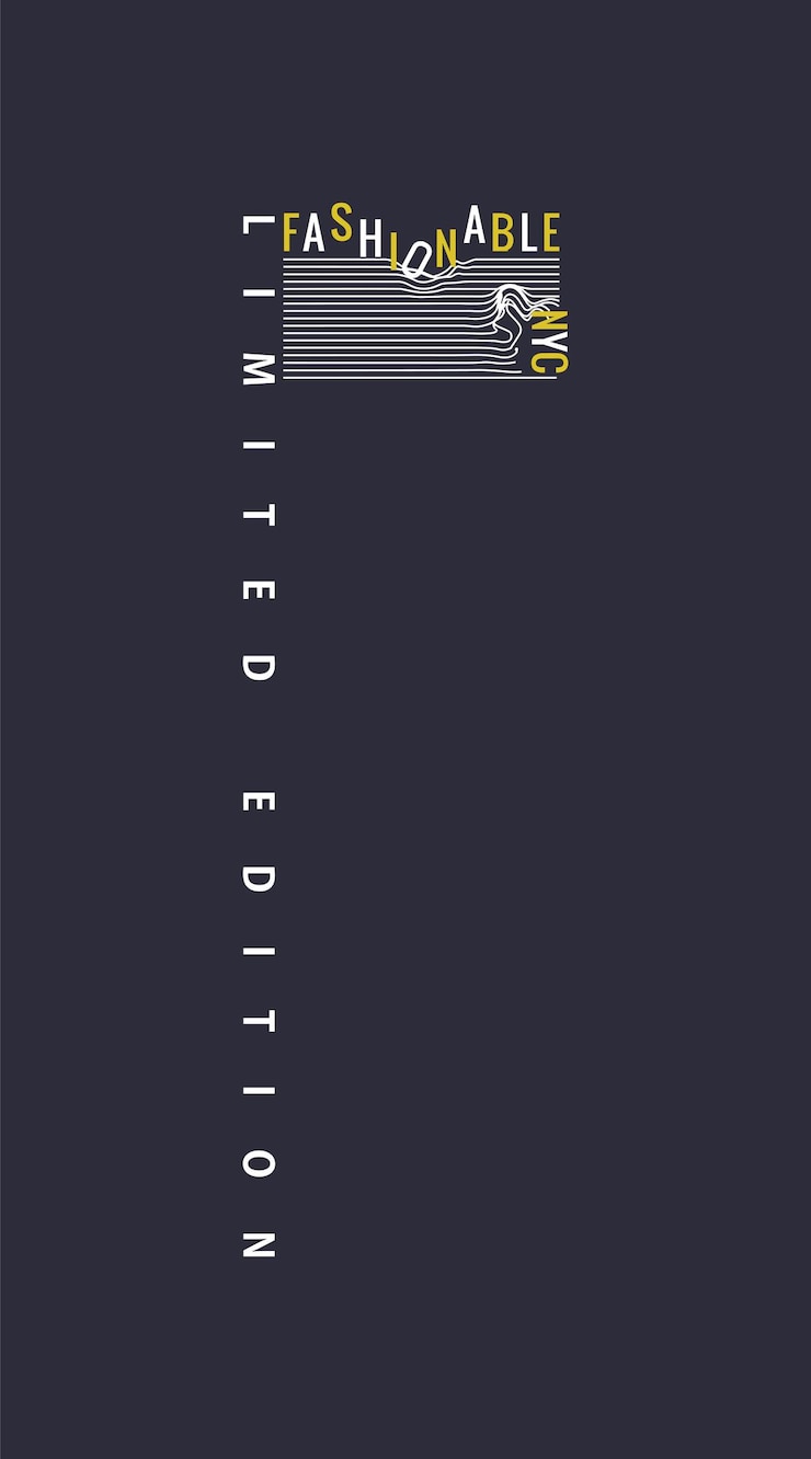 Vetor edição limitada nova moderna e estilosa design tipográfico design gráfico vector design moda