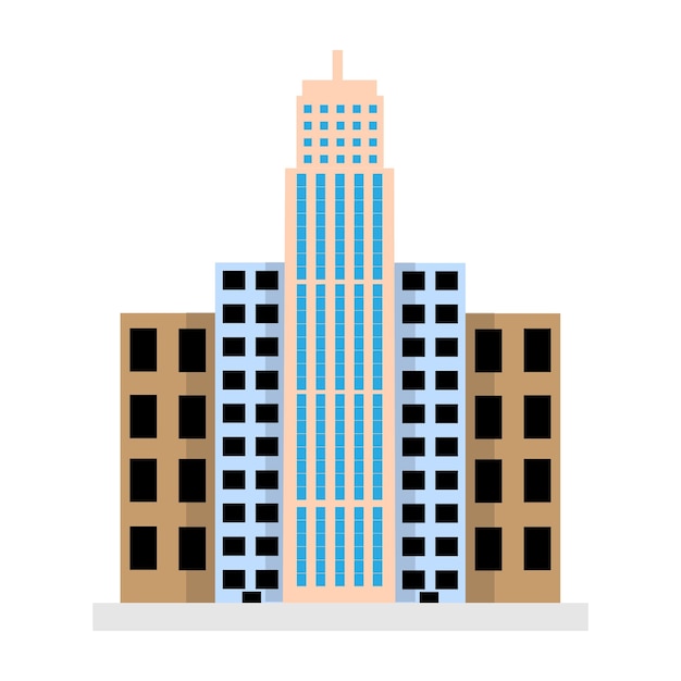 Vetor edifícios da cidade vector clipart