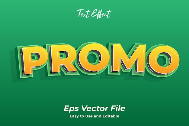 Editável na promoção de efeitos de texto