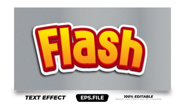 Efeito de estilo de texto em flash