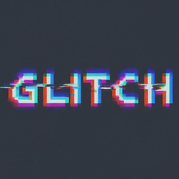 efeito de glitch pixel palavra texto pixel arte pixel fonte glitch efeito pixel palavra texto