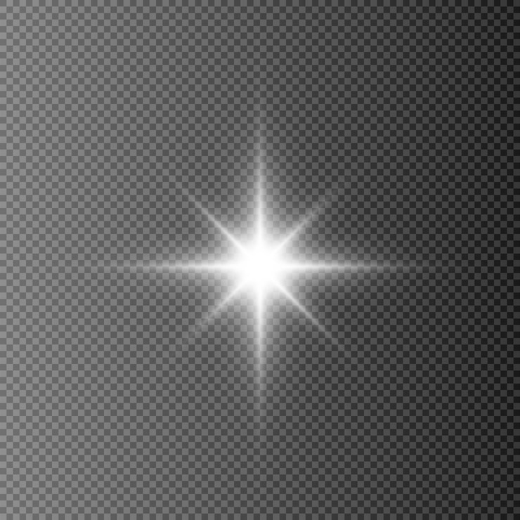 Vetor efeito de luz estrela de natal para decoração de férias de natal e vetor abstrato 10eps