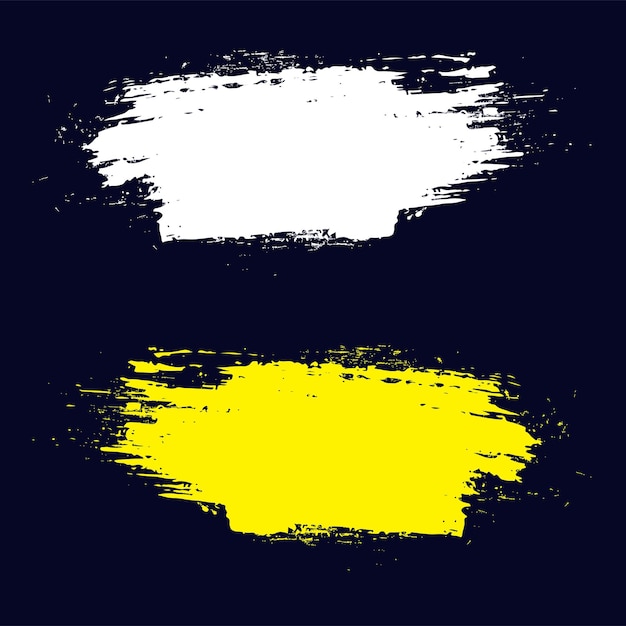 Efeito de pincelada de tinta de respingos de vetor
